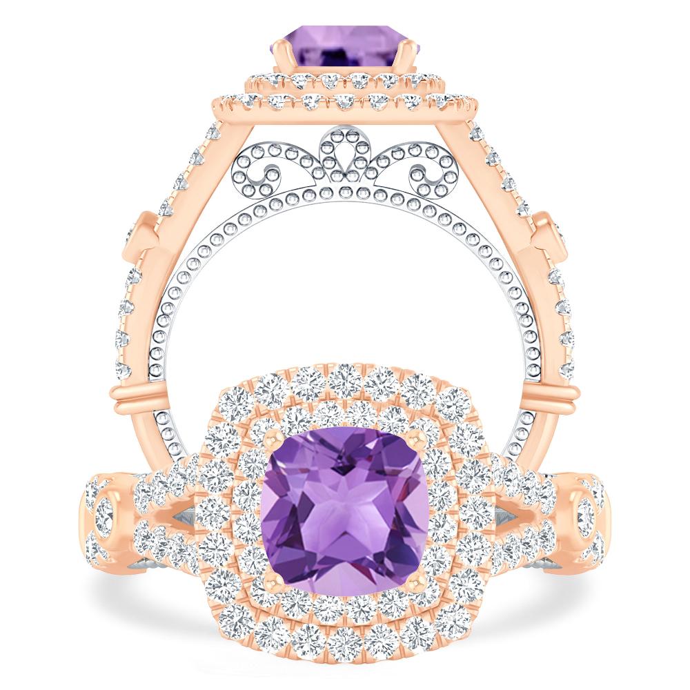 Rose Gold - Amethyst