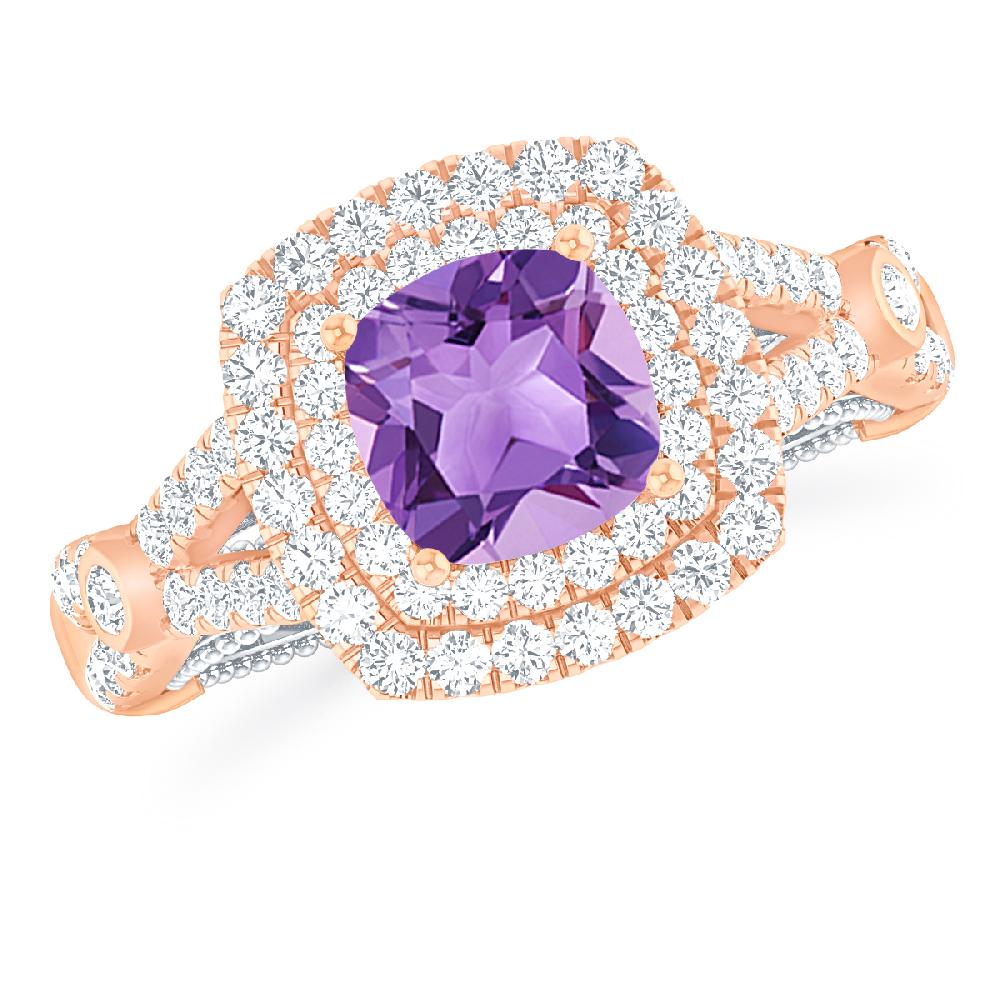 Rose Gold - Amethyst