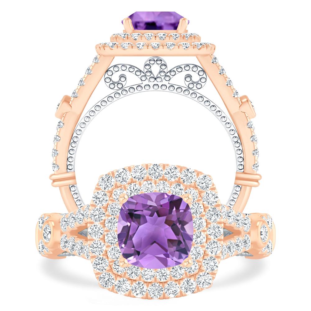 Rose Gold - Amethyst