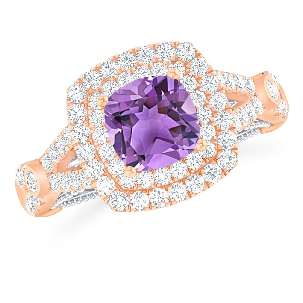 Rose Gold - Amethyst