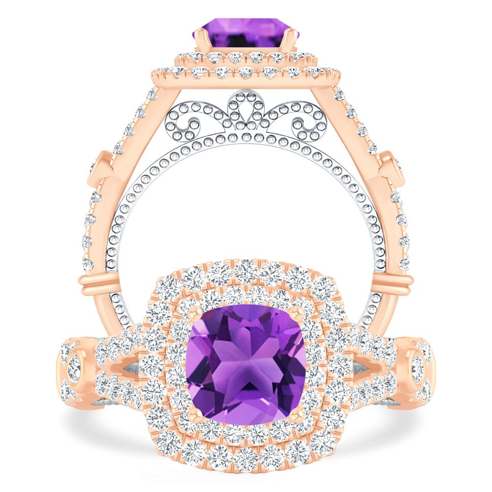 Rose Gold - Amethyst