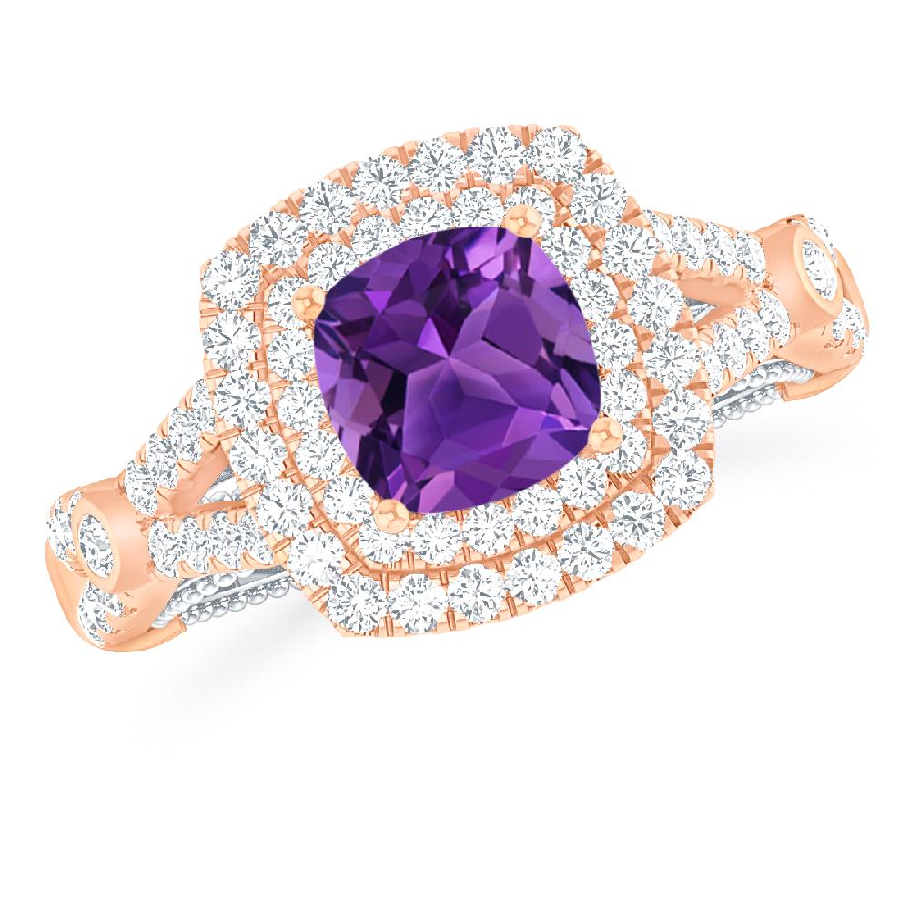 Rose Gold - Amethyst