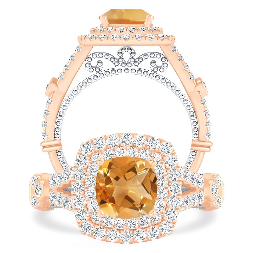 Rose Gold - Citrine