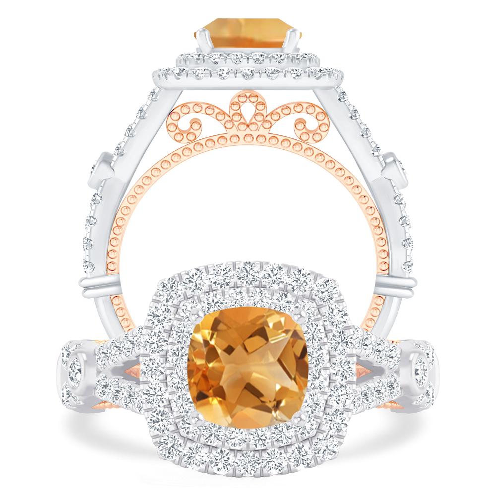 White Gold - Citrine