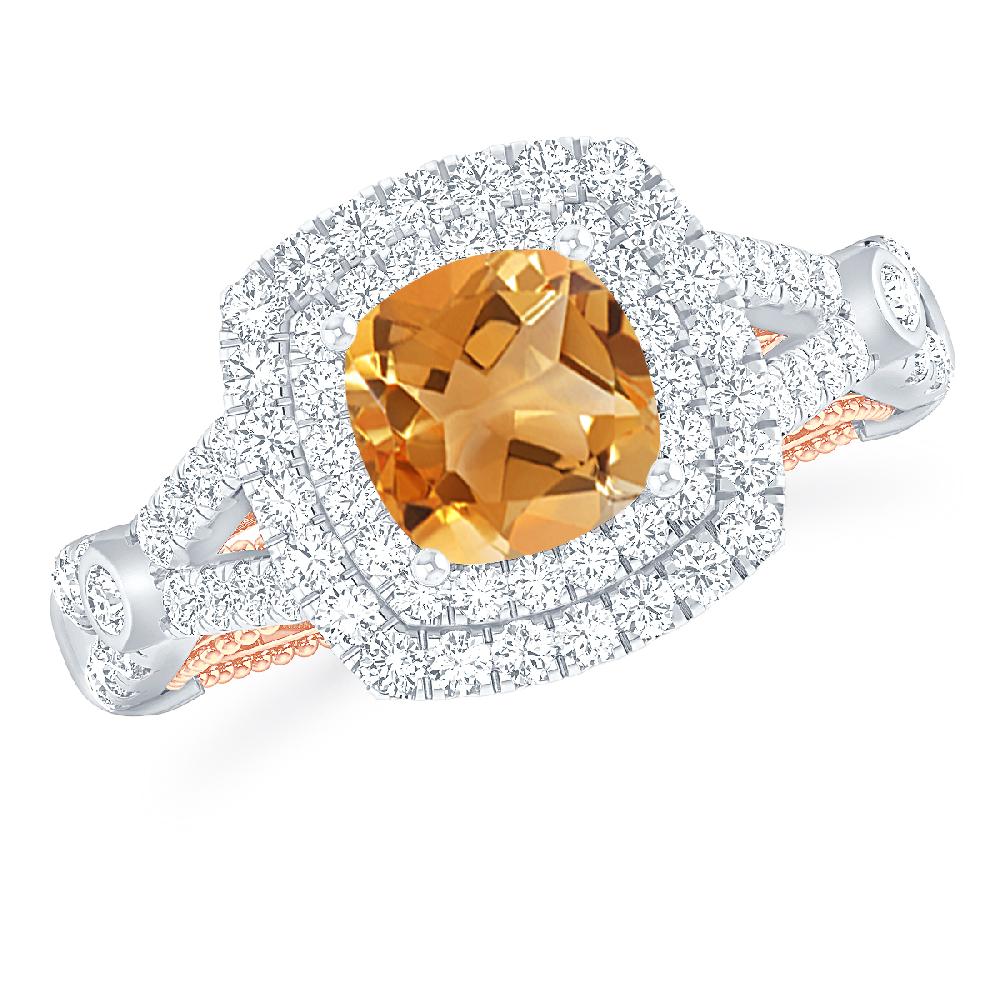 White Gold - Citrine