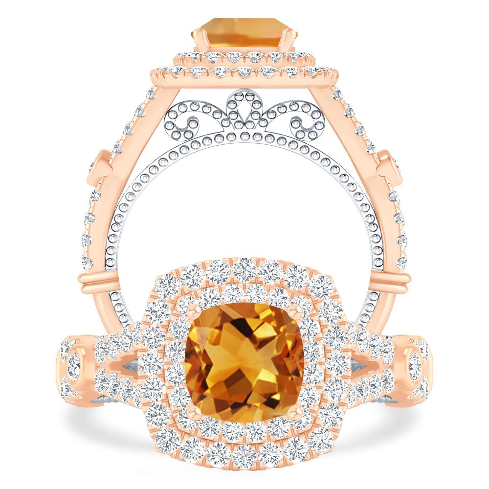 Rose Gold - Citrine