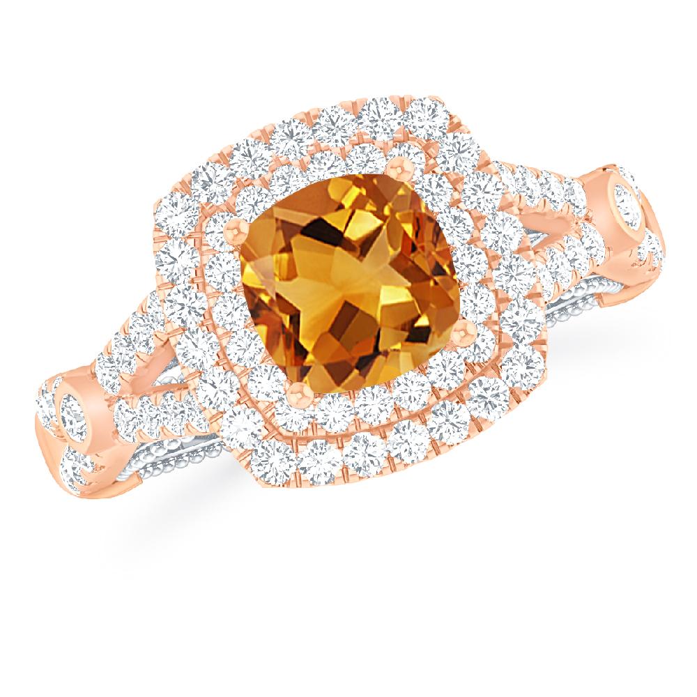 Rose Gold - Citrine