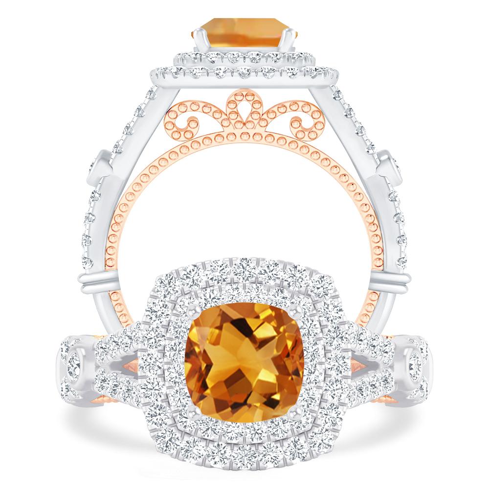 White Gold - Citrine