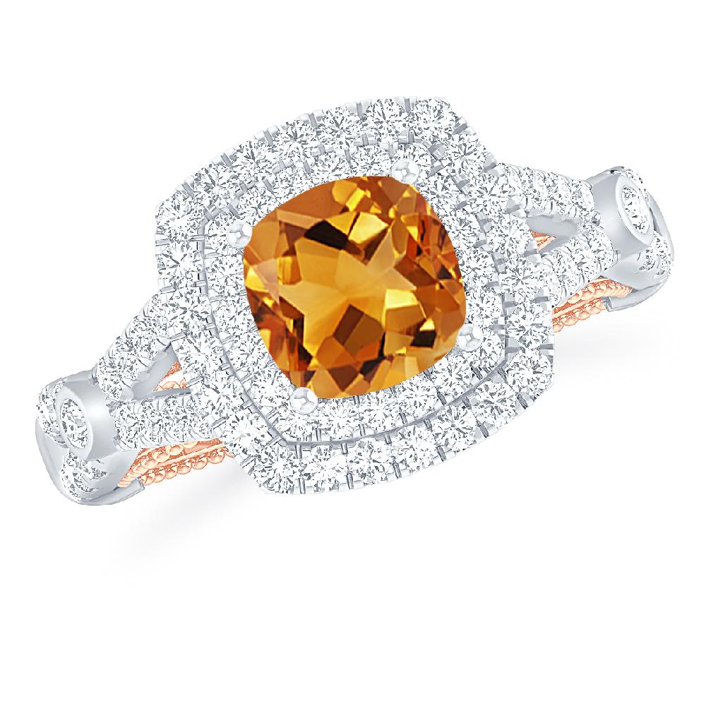 White Gold - Citrine