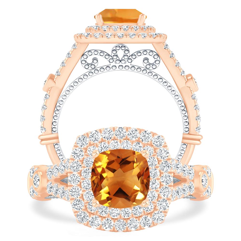 Rose Gold - Citrine