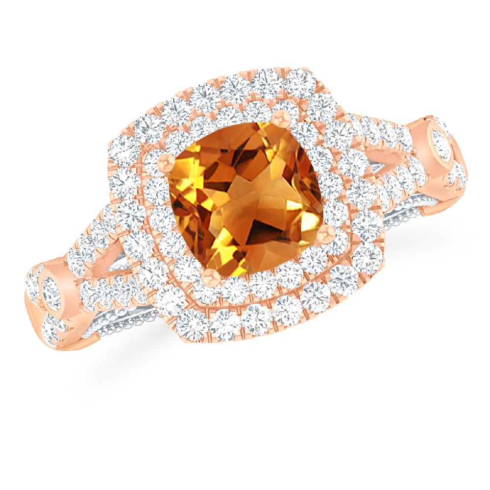 Rose Gold - Citrine