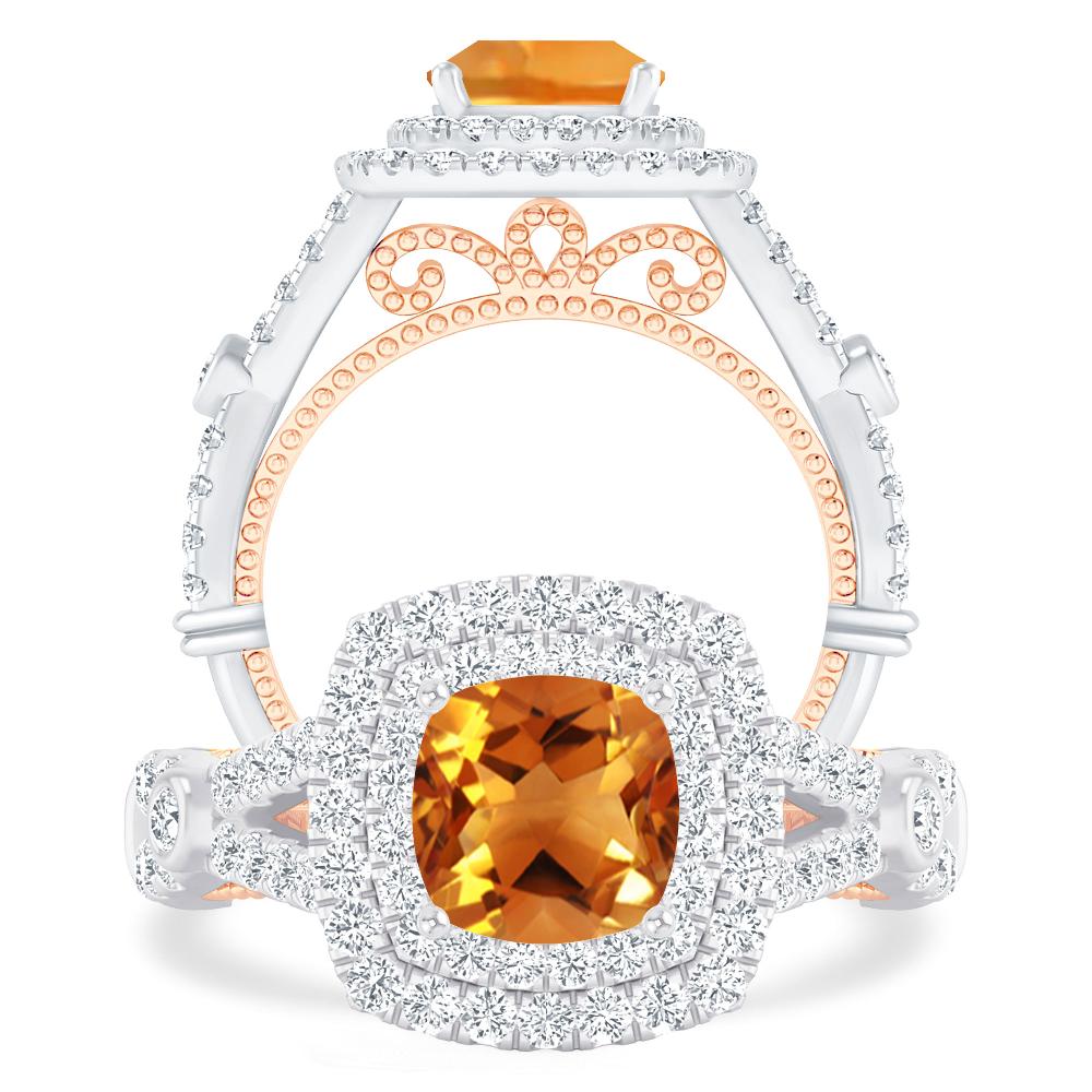 White Gold - Citrine