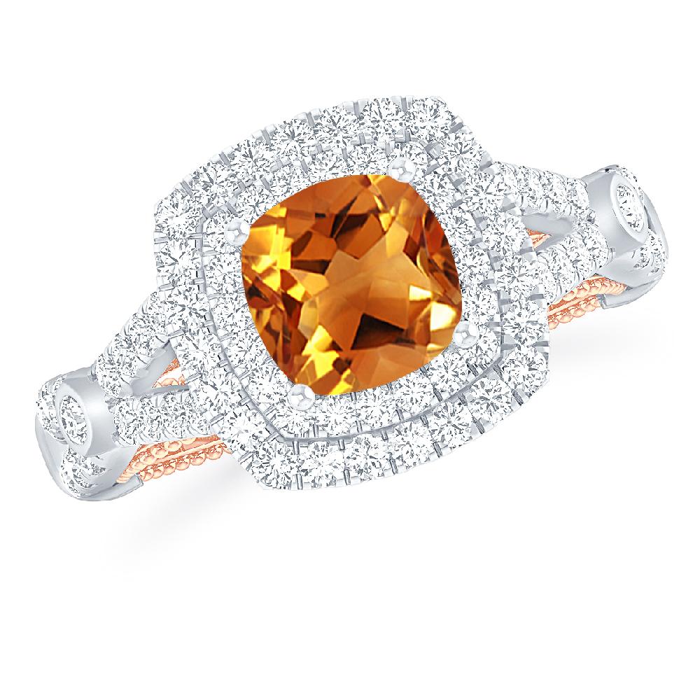 White Gold - Citrine