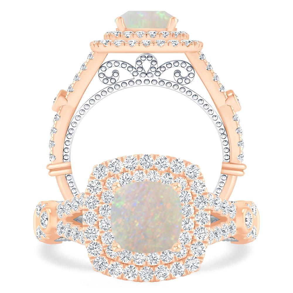 Rose Gold - Opal