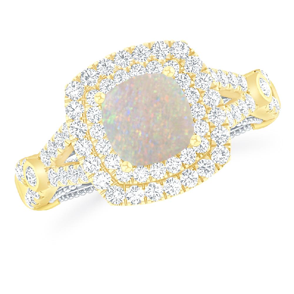 Yellow Gold - Opal