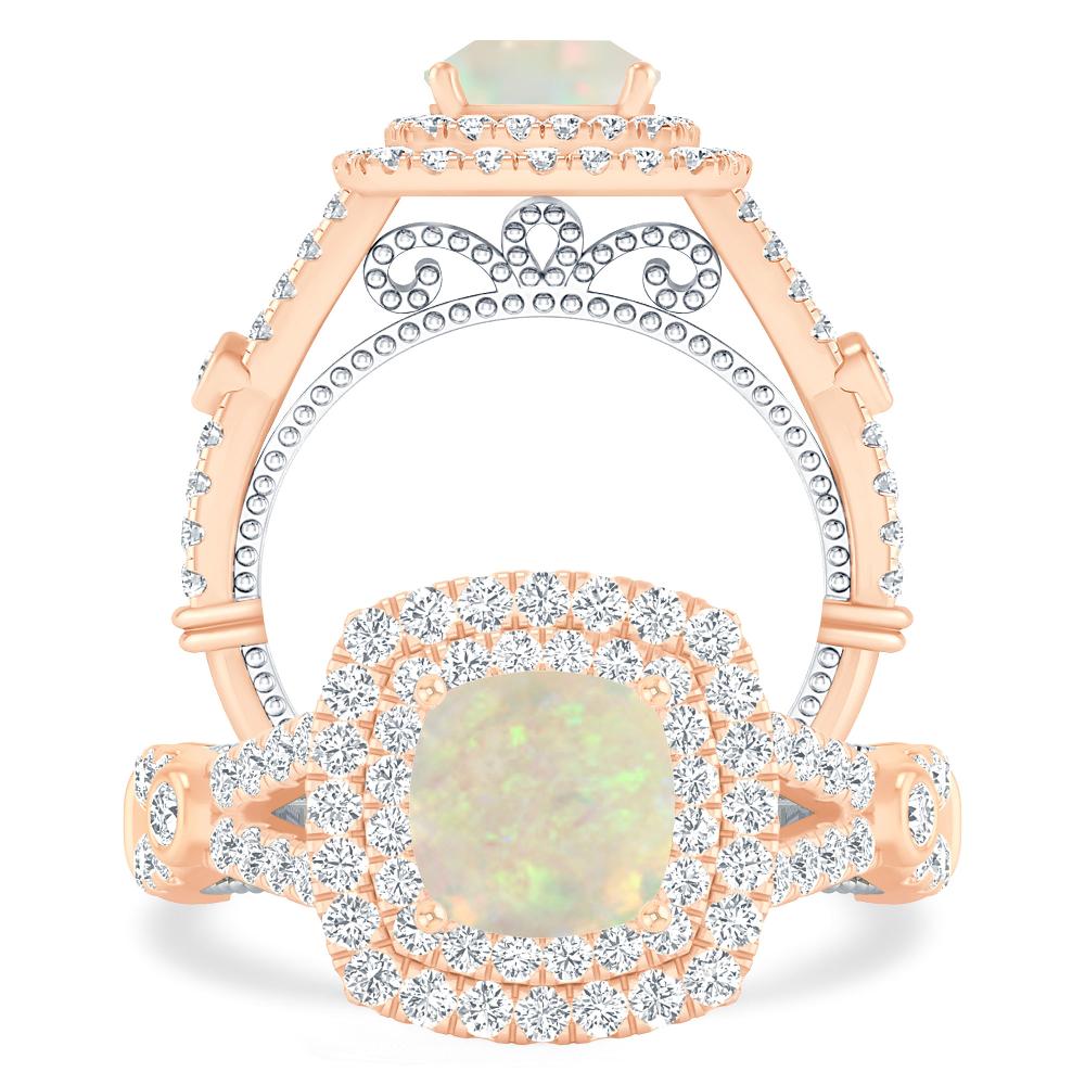 Rose Gold - Opal