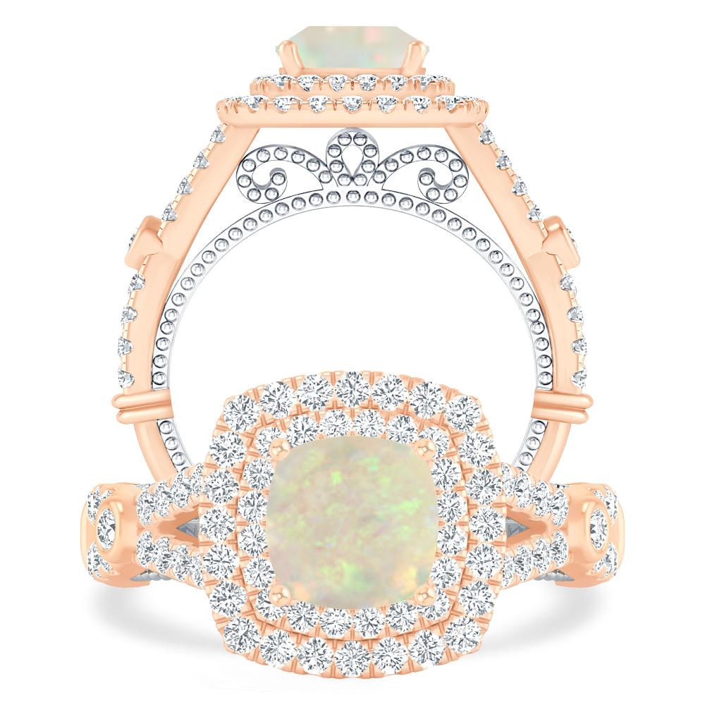 Rose Gold - Opal