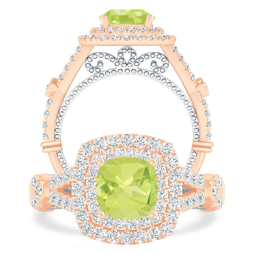 Rose Gold - Peridot