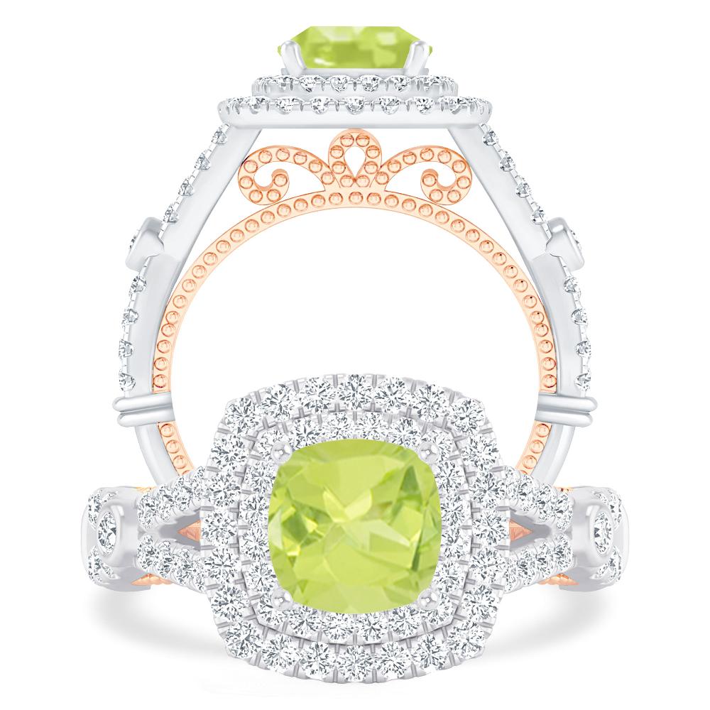 White Gold - Peridot