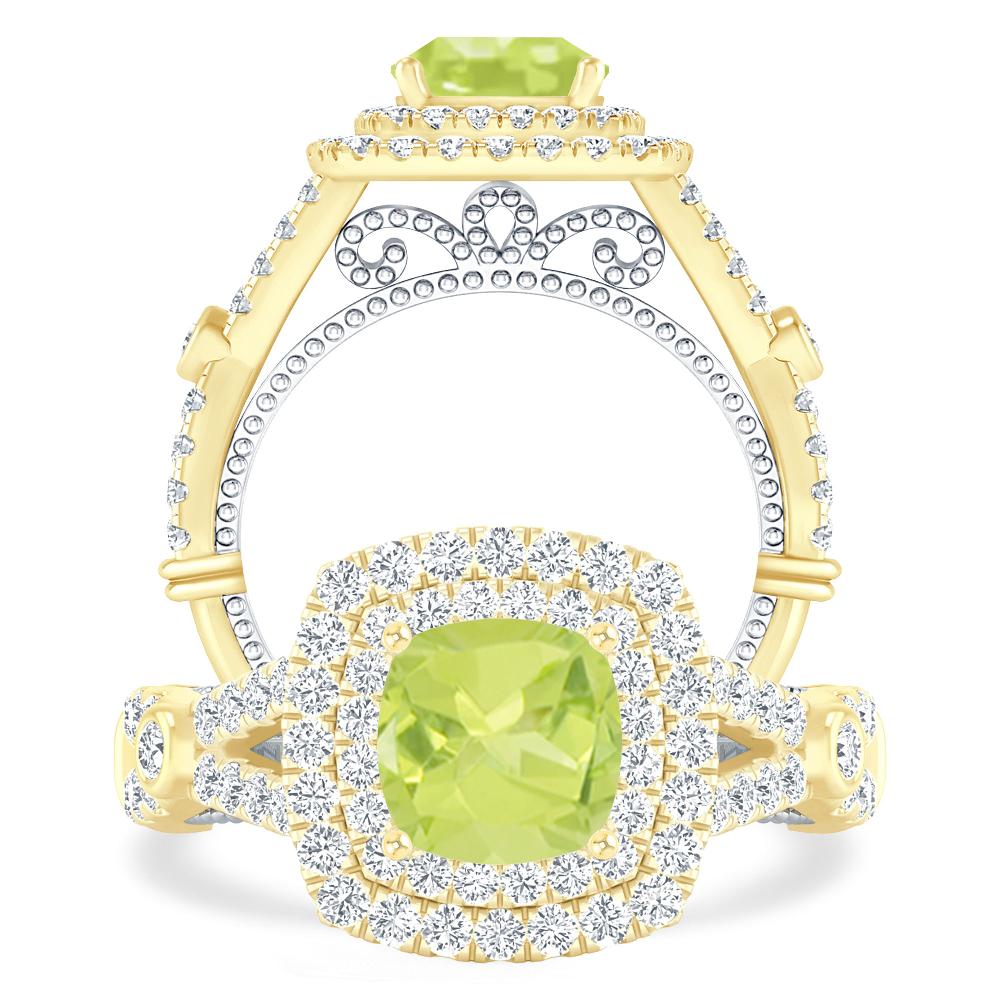 Yellow Gold - Peridot