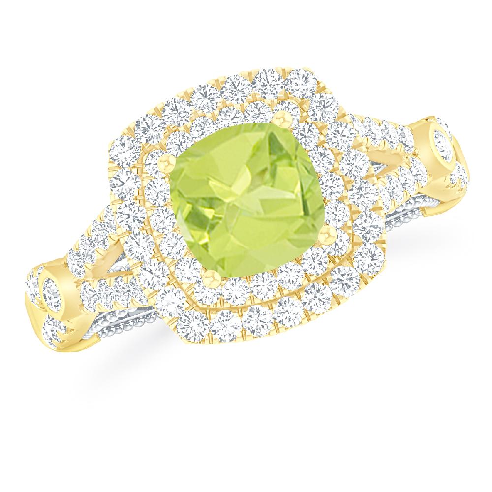 Yellow Gold - Peridot