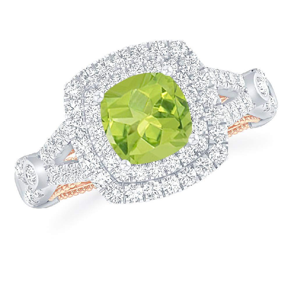 White Gold - Peridot