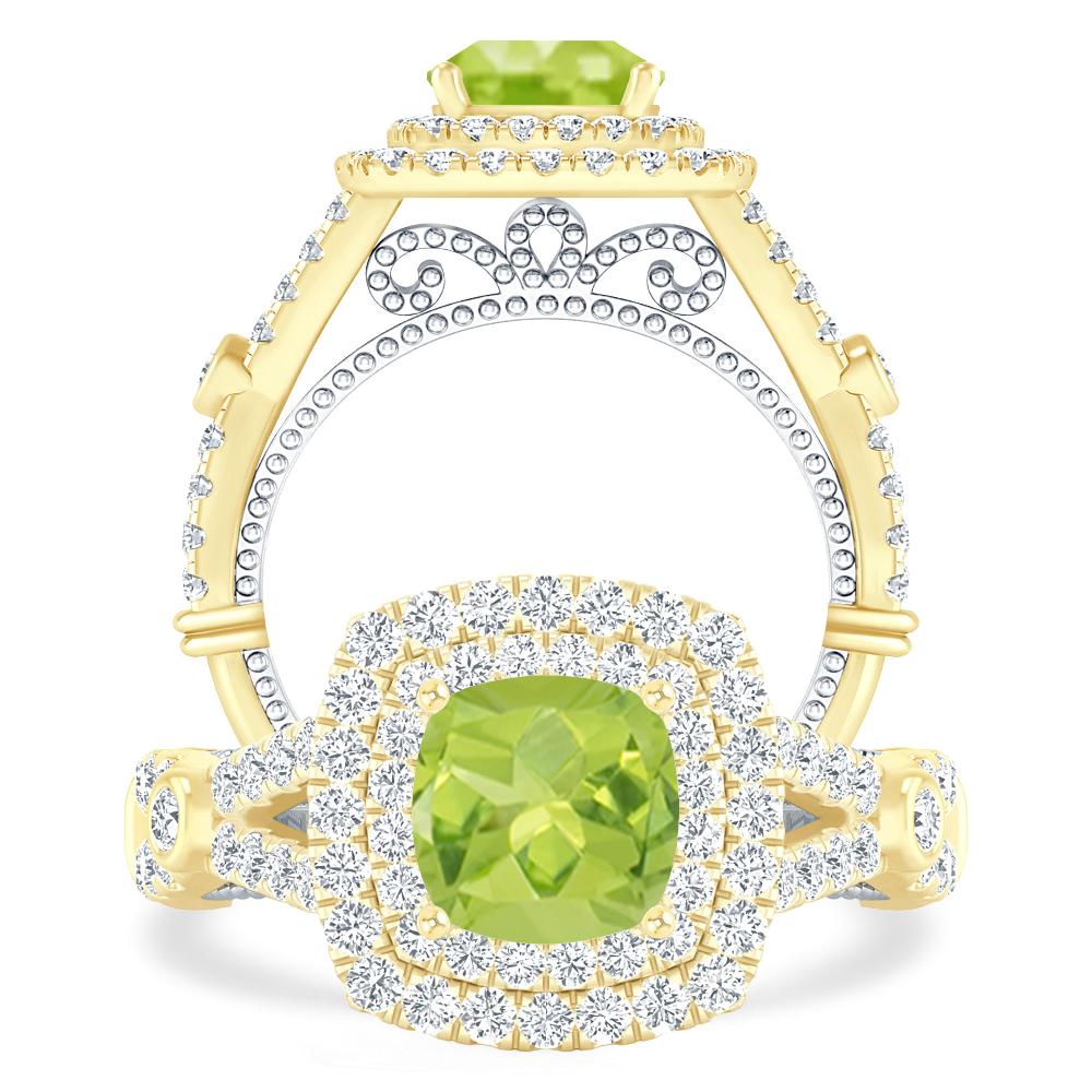 Yellow Gold - Peridot