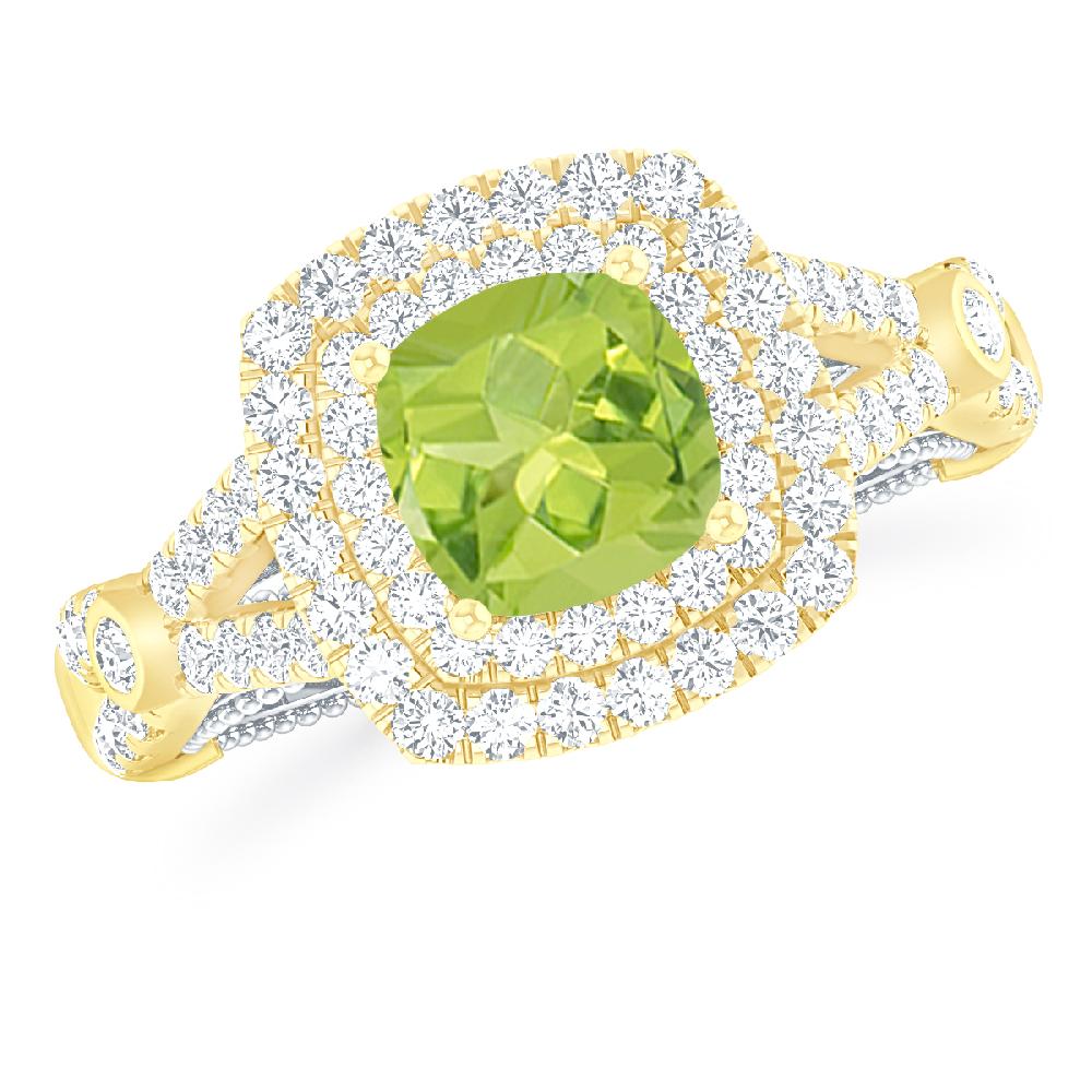 Yellow Gold - Peridot