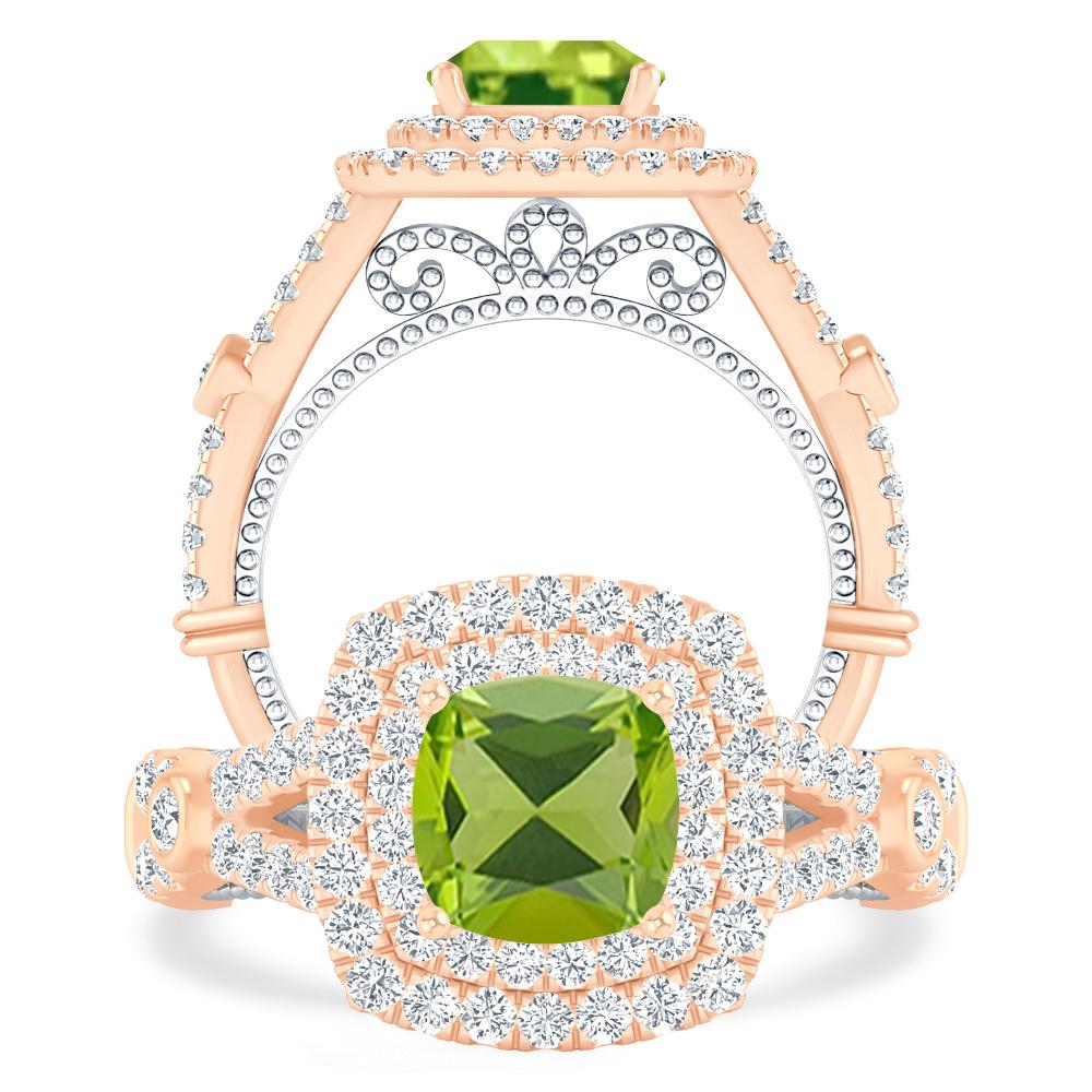 Rose Gold - Peridot