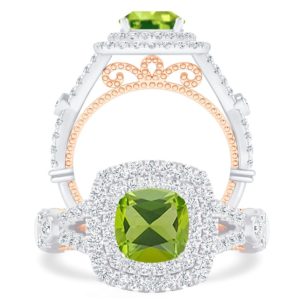 White Gold - Peridot