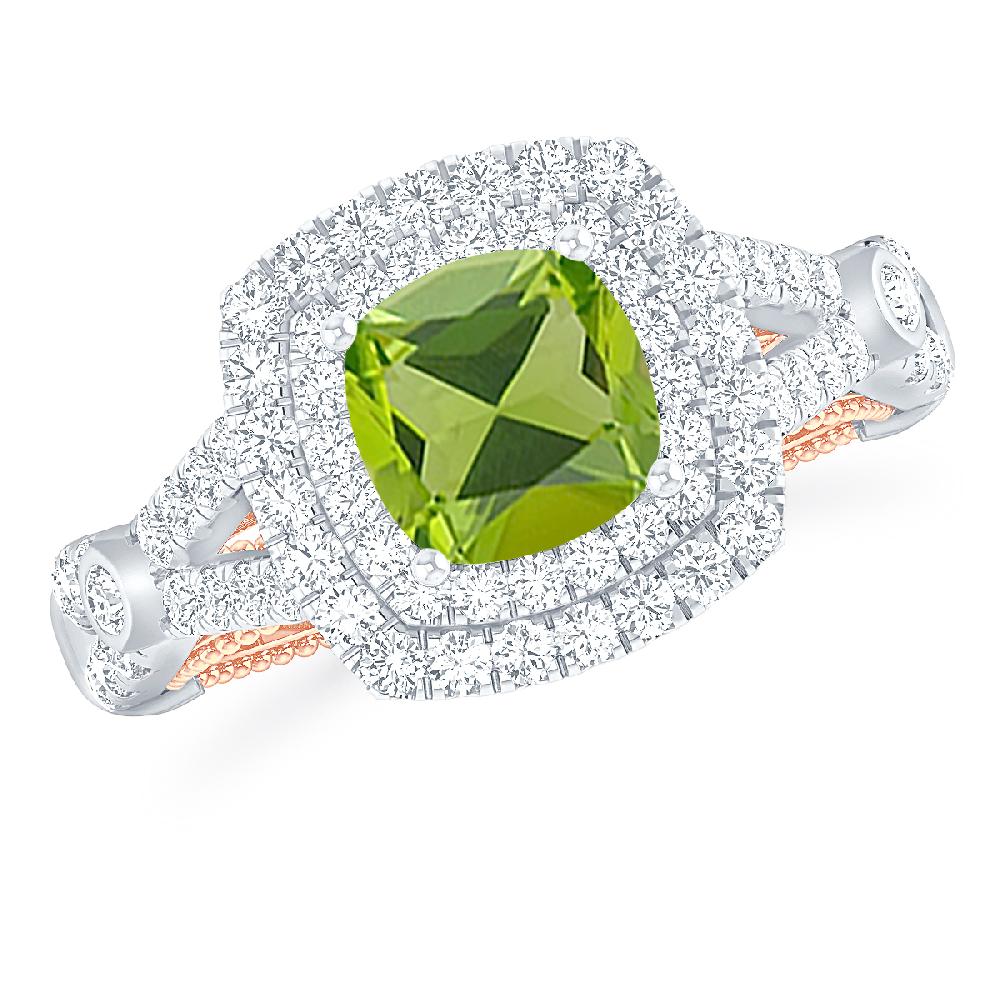 White Gold - Peridot