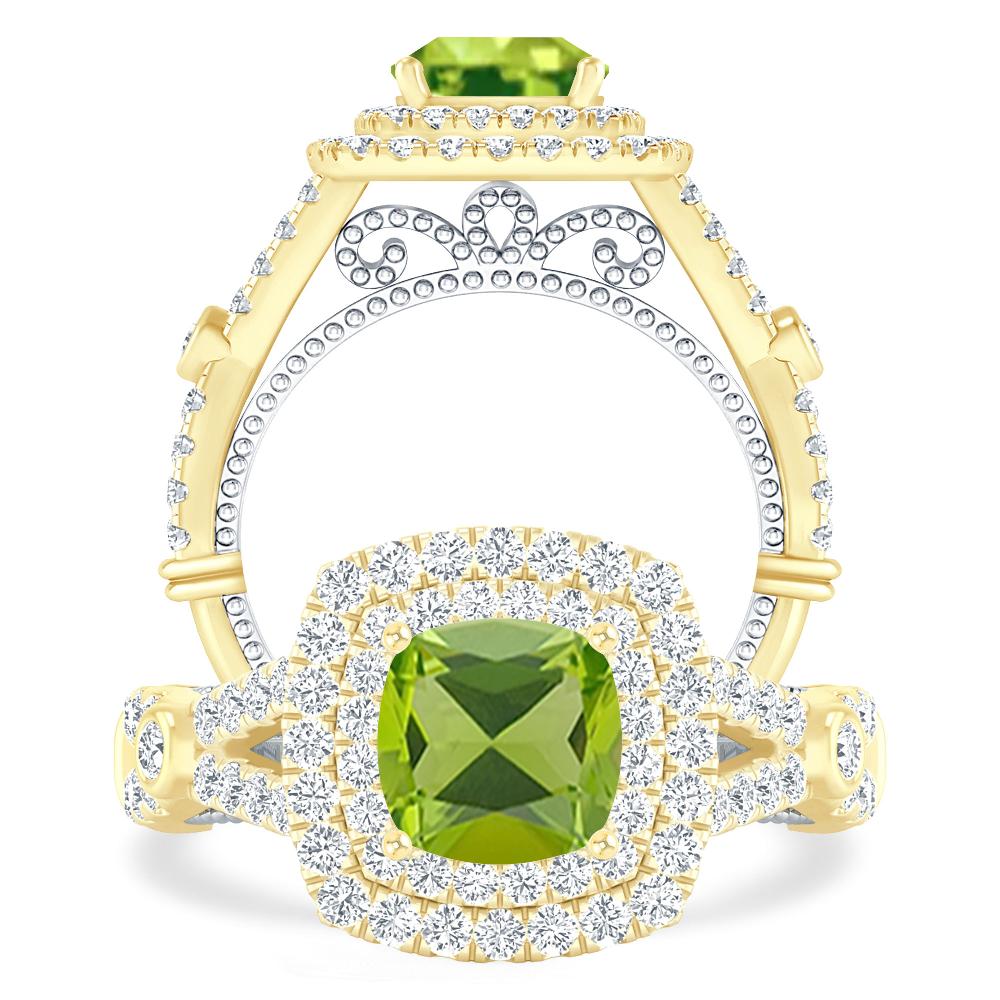 Yellow Gold - Peridot