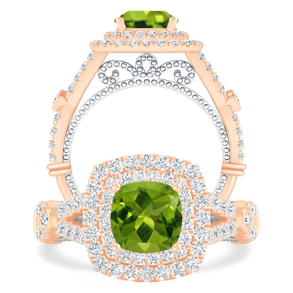 Rose Gold - Peridot