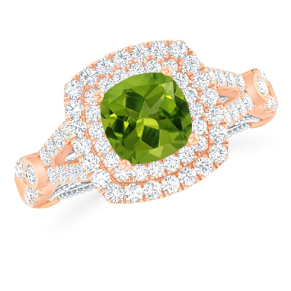 Rose Gold - Peridot