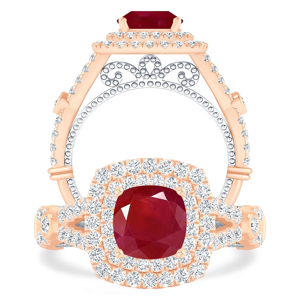 Rose Gold - Ruby