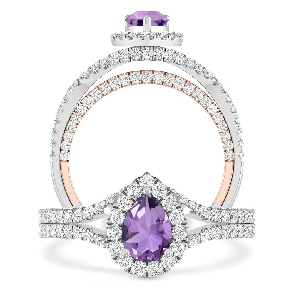 White Gold - Amethyst