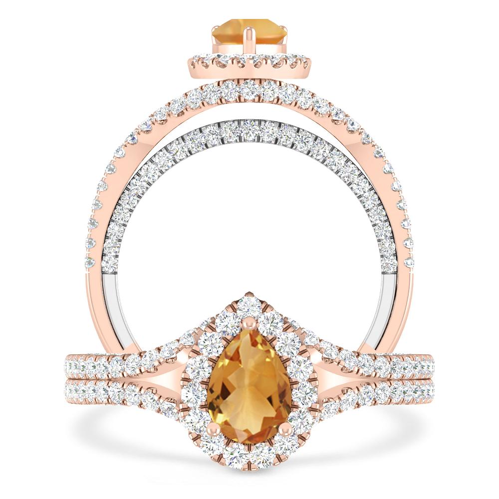 Rose Gold - Citrine