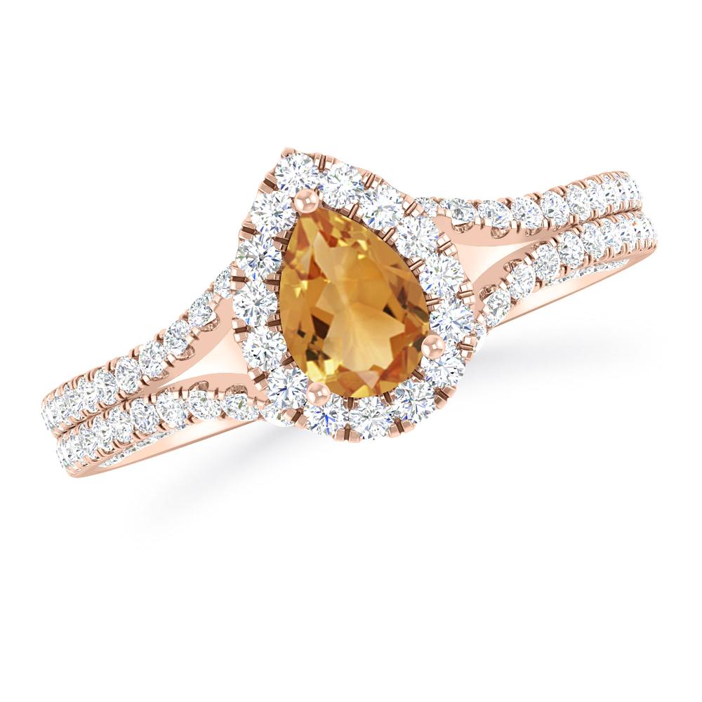 Rose Gold - Citrine