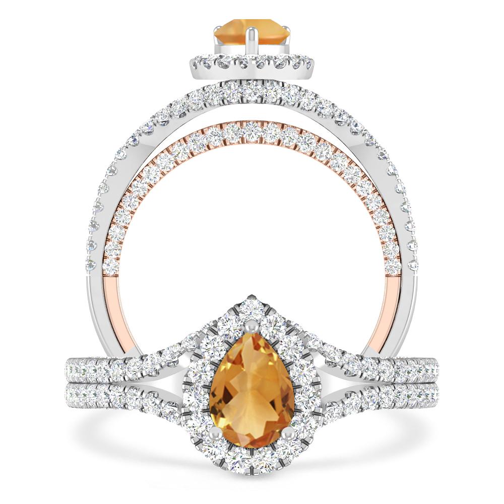 White Gold - Citrine