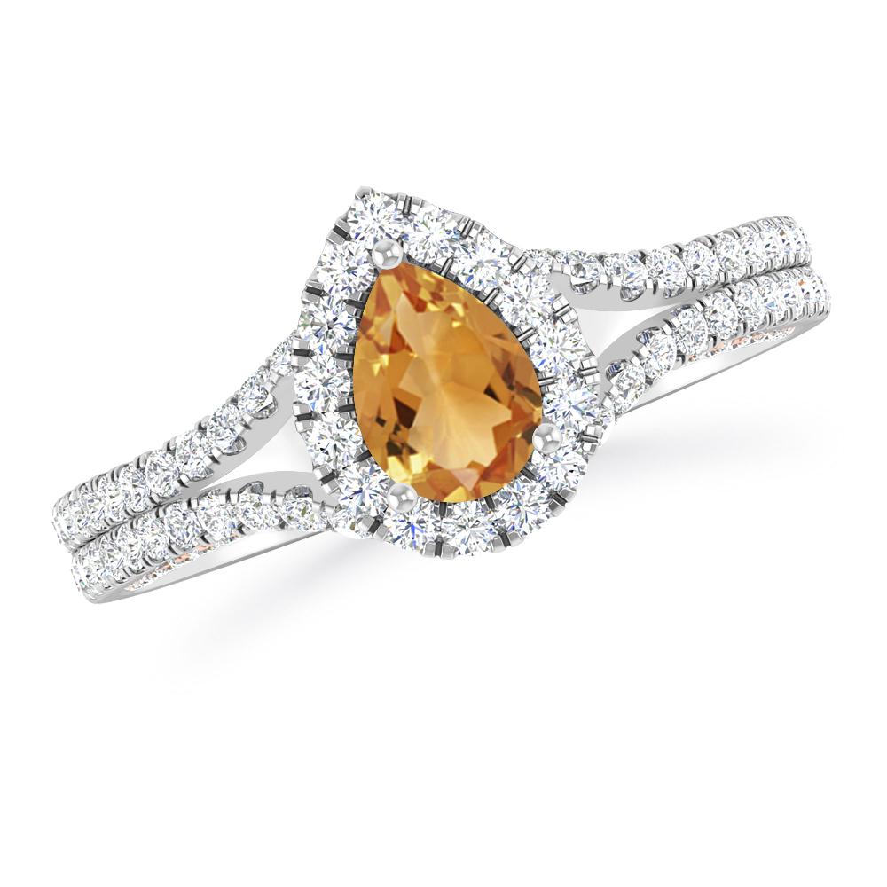 White Gold - Citrine