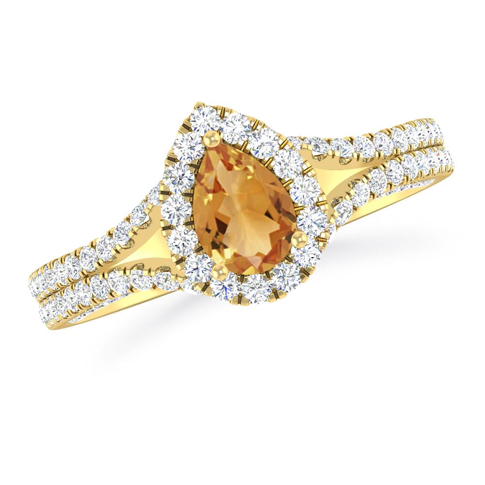 Yellow Gold - Citrine