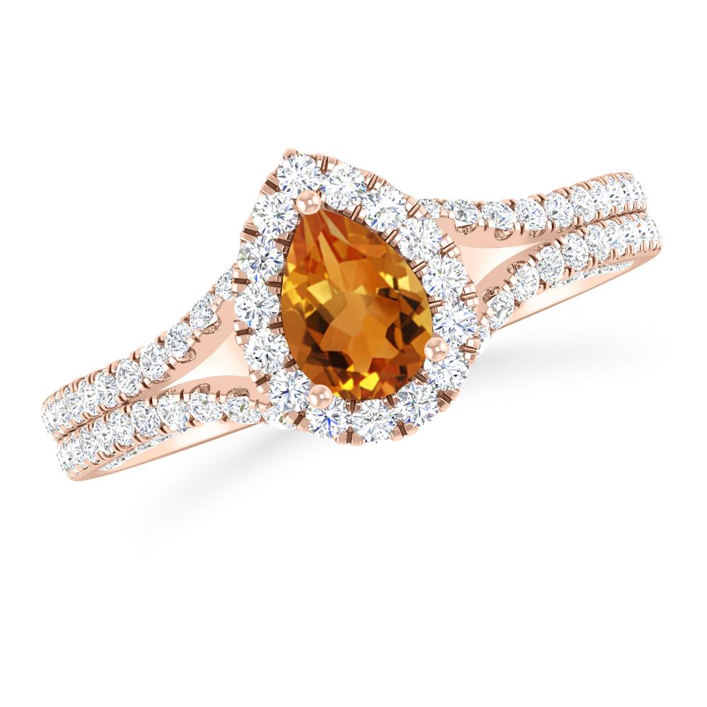 Rose Gold - Citrine