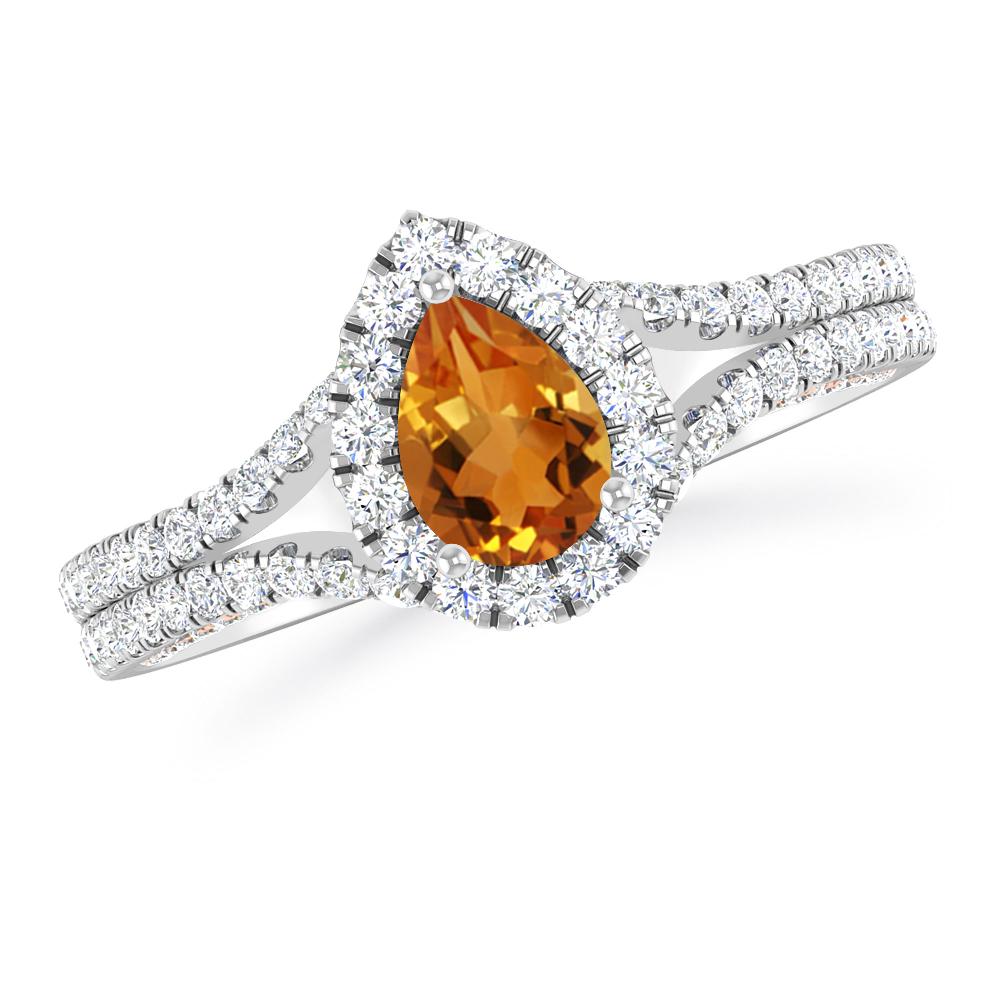 White Gold - Citrine