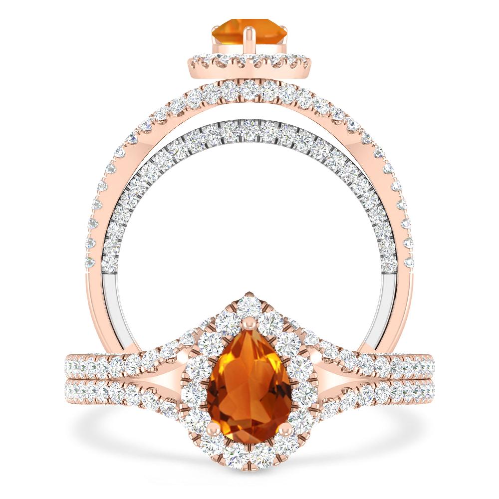 Rose Gold - Citrine