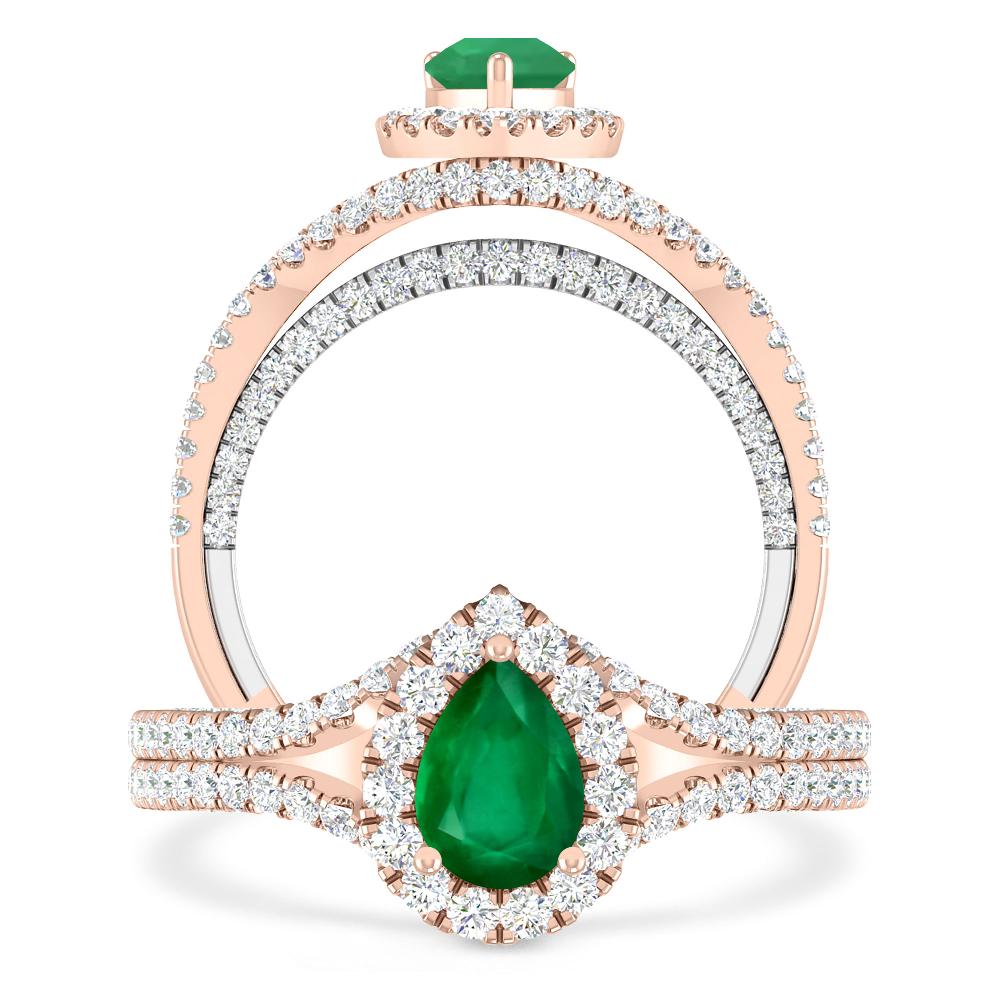 Rose Gold - Emerald