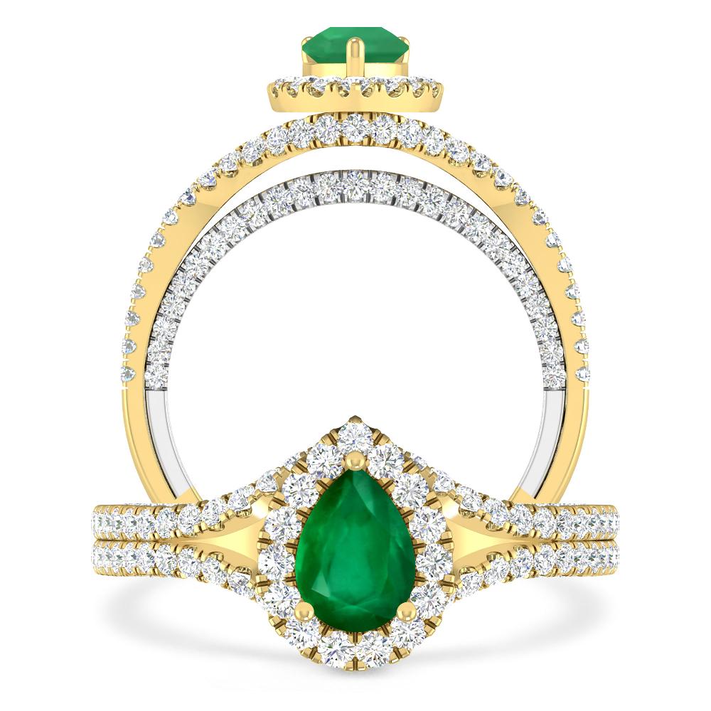 Yellow Gold - Emerald