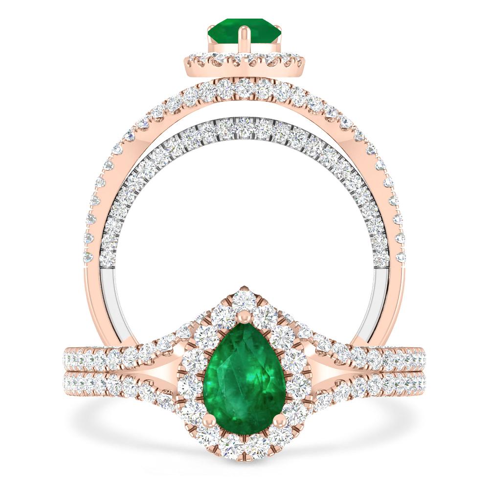 Rose Gold - Emerald