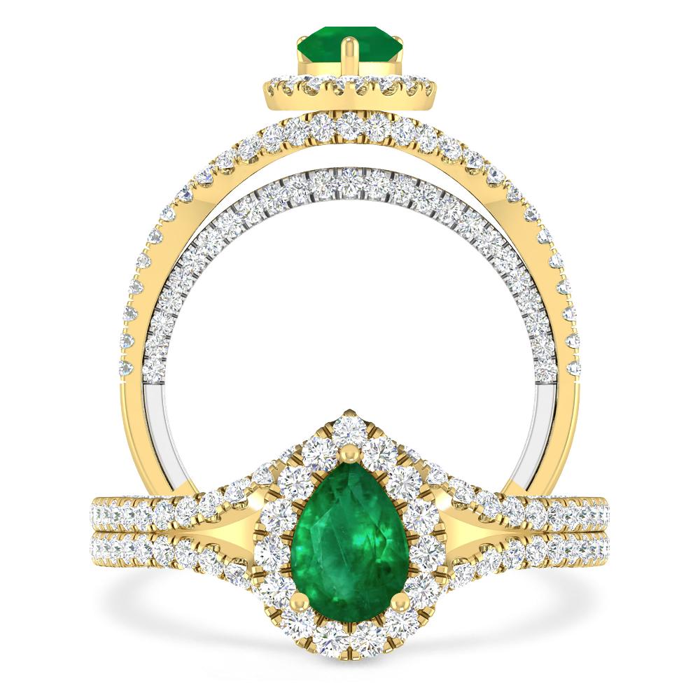 Yellow Gold - Emerald