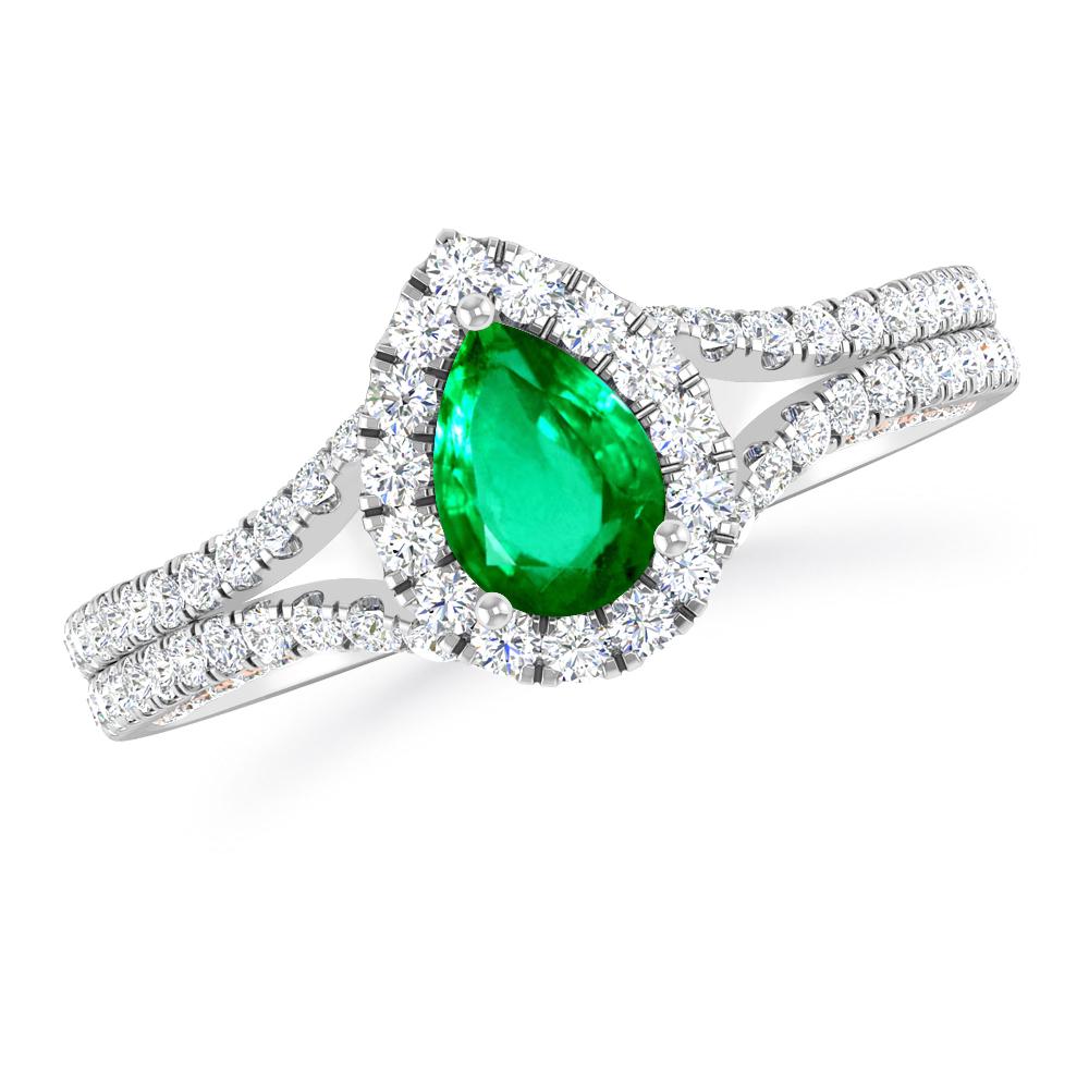 White Gold - Emerald