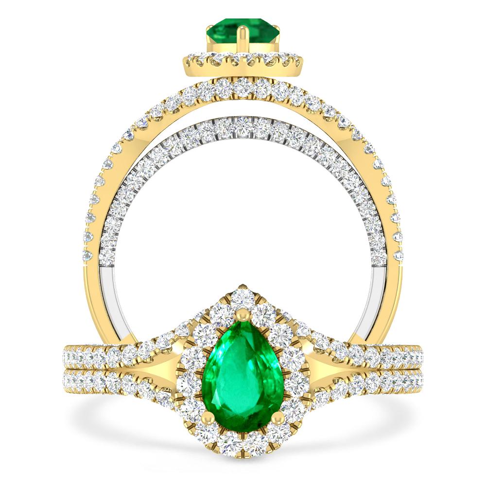 Yellow Gold - Emerald